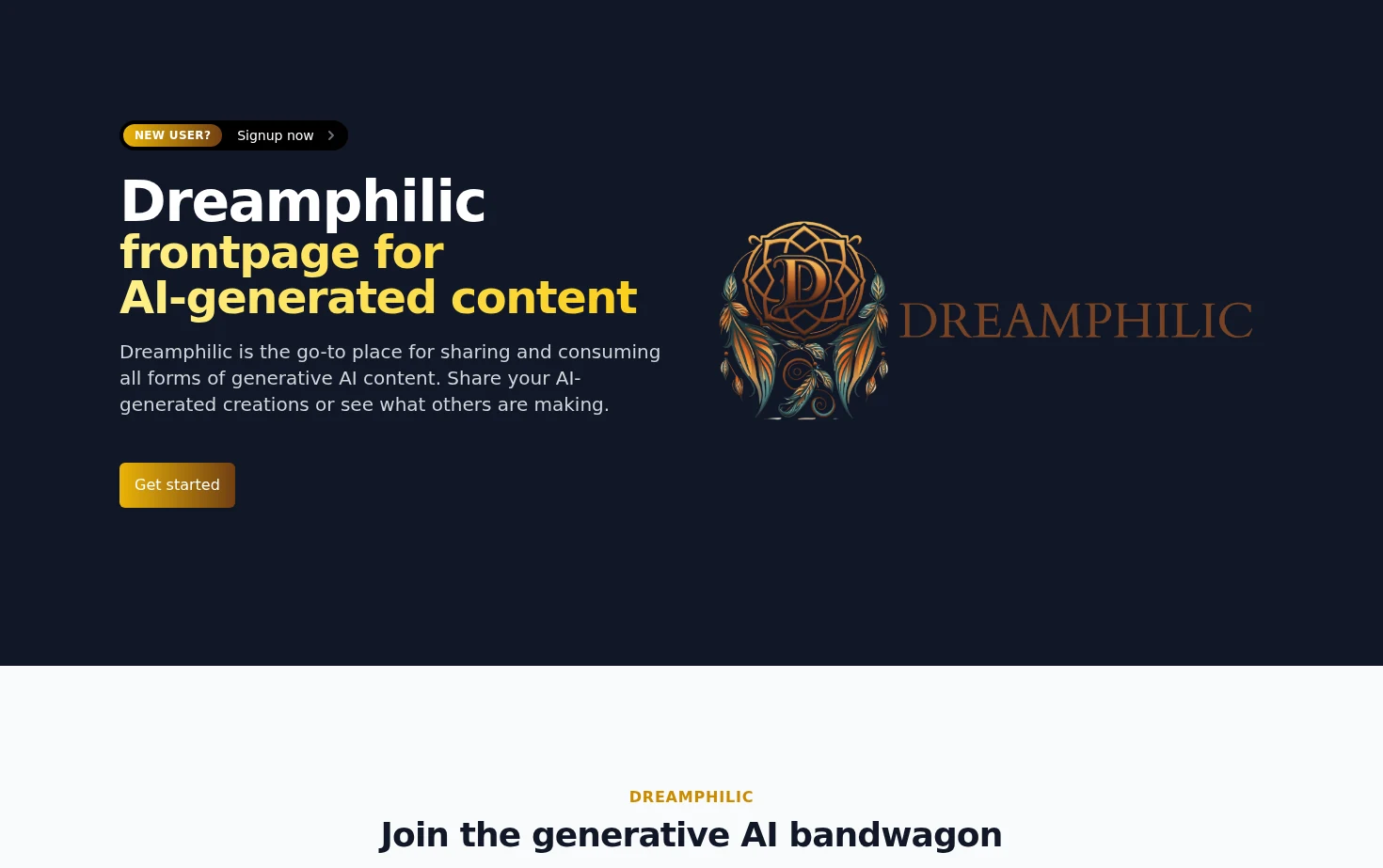 Dreamphilic 页面快照